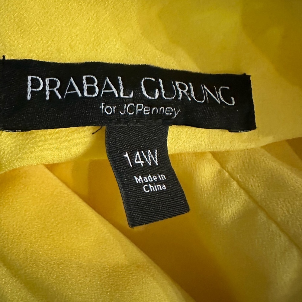 Prabal Gurung buttercup mini dress size 14W - Picture 8 of 10
